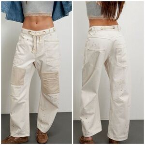 Free People White Moxie Jeans
